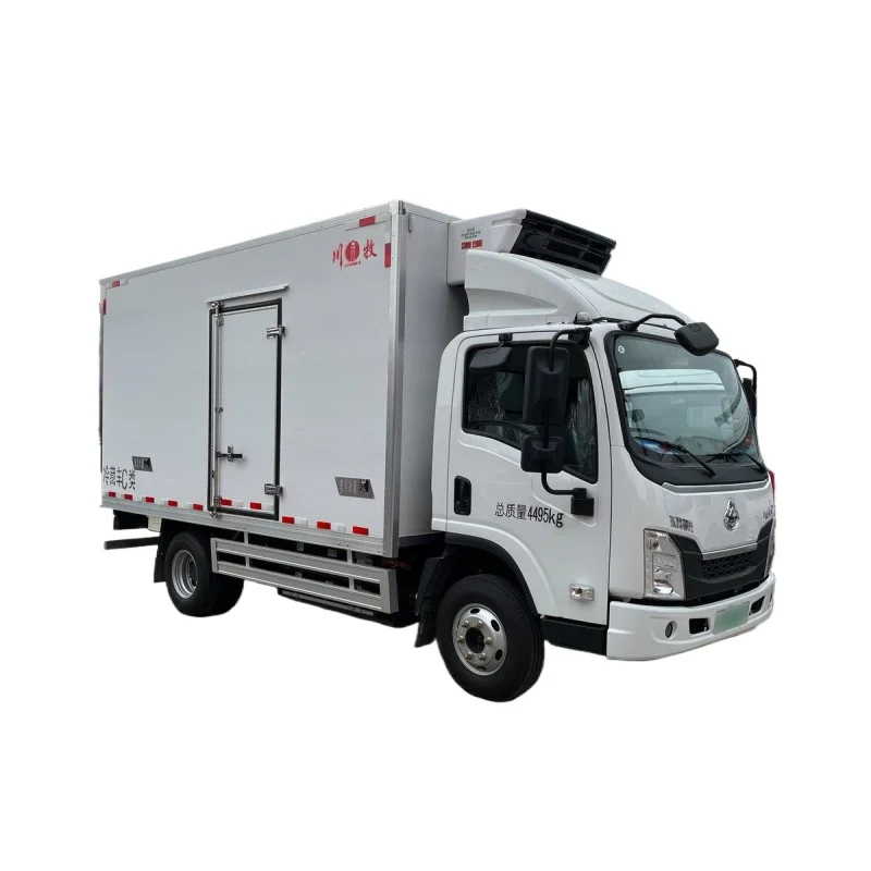 Однорядный Электрический рефрижератор Dongfeng Liuqi Chenglong L2 4,5 т 4,08 м
