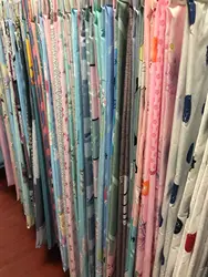 Cute mountain design print bedsheet material 100 polyester microfiber polyester woven fabric