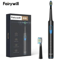 Fairywill FW E6 сказочная будет Дешевая портативная электрическая электронная электрическая зубная щетка для ухода за полостью рта
