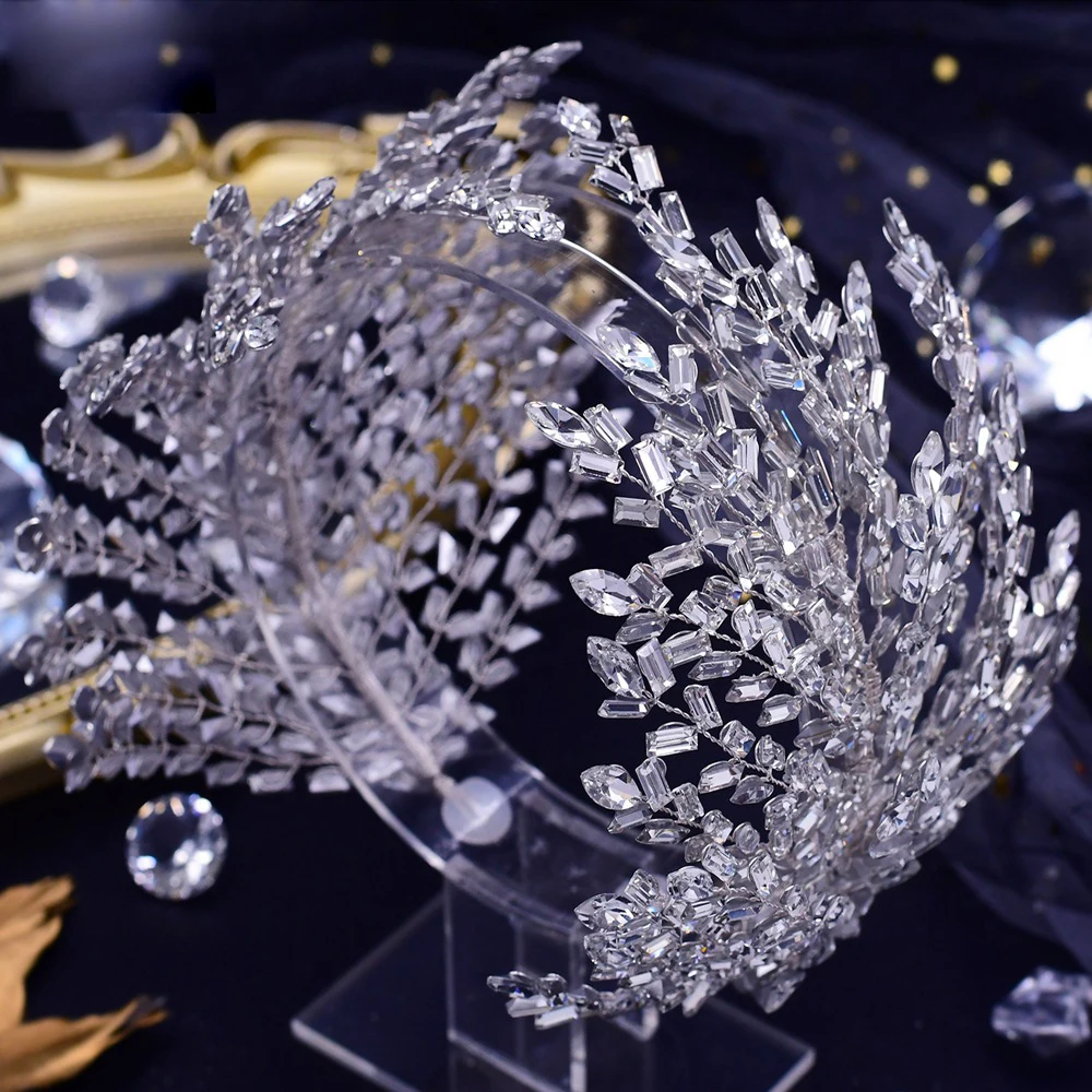 Baroque Bride Pearl Headband High Quality Pearl Crystal Headband Bridal Tiara Party Wedding Hair Accessories