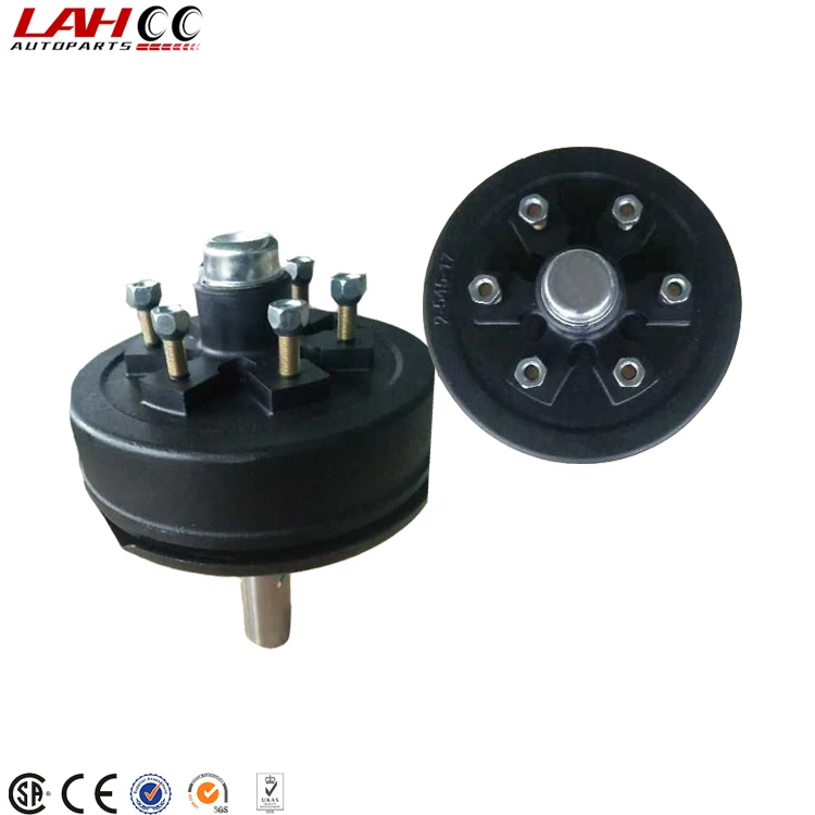 Custom 3500 lbs Unbraked Straight Trailer Axle with 5 Bolts Idler Hub