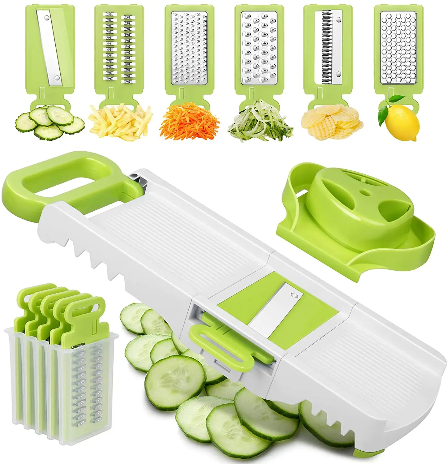 Kitchen gadgets sharp blades manual mandoline slicer
