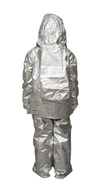 Professional Safety Firefighter Uniform 1000 Degrees Anti Radiation Fire Entry Suit