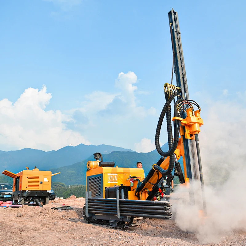 KT7 deep 25m 120r/min portable blast hole drilling rig