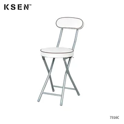 Color foldable steel chair KC-7316C