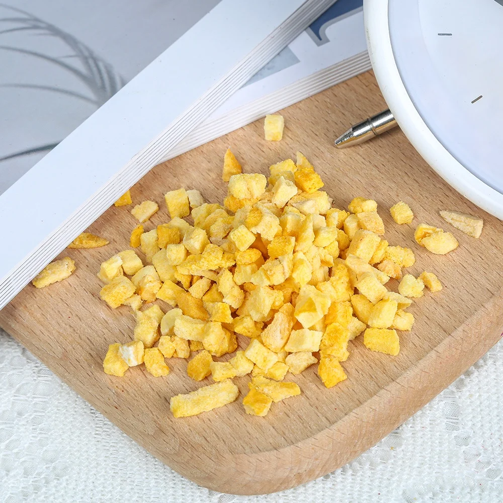 High Quality Freeze Dried Yellow Peach Freeze-dried Products Freeze Dried Yellow Peach Dice