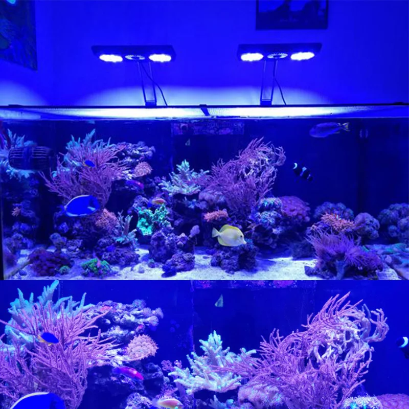 MICMOL Thor X 120W aquarium lights  Full Spectrum Smart & WiFi App control LED Aquarium Light  for SPS LPS Reef light