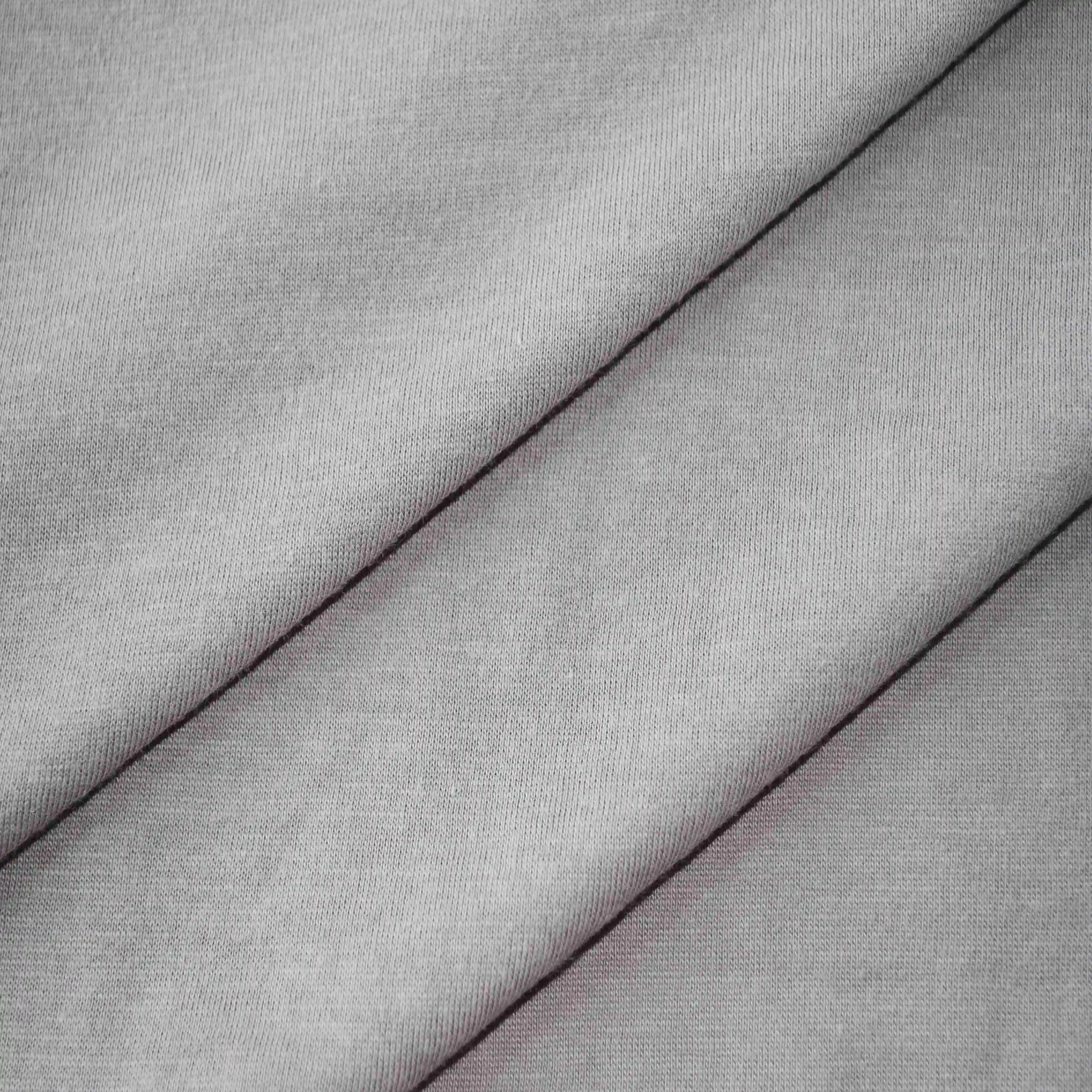 32S 100% combed cotton  single jersey knitted fabric for T shirt or lining