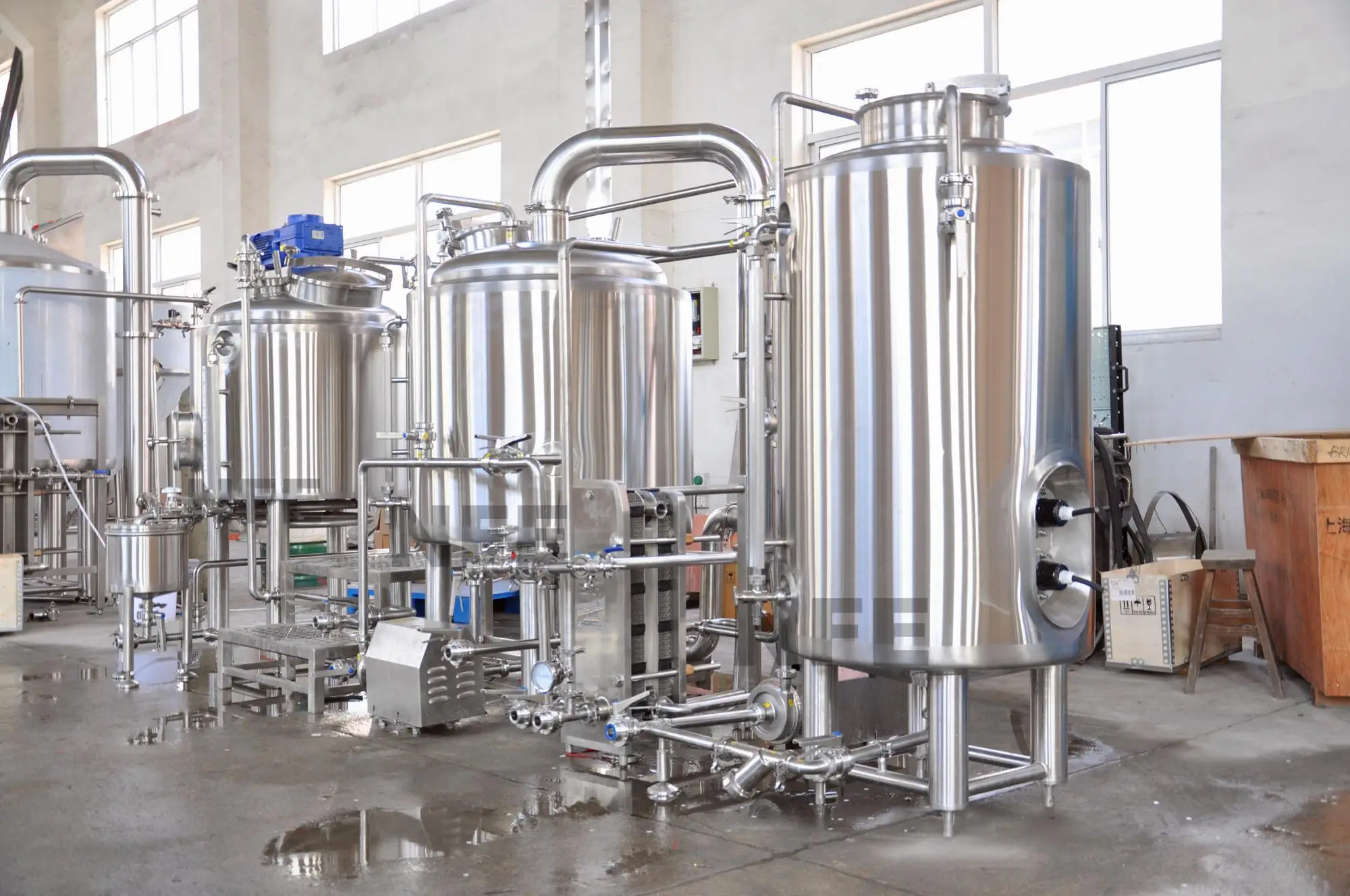 
Nano Mash tun automatic kettle brewhouse restaurant pub bar hotel brewer beer equipment for sale 