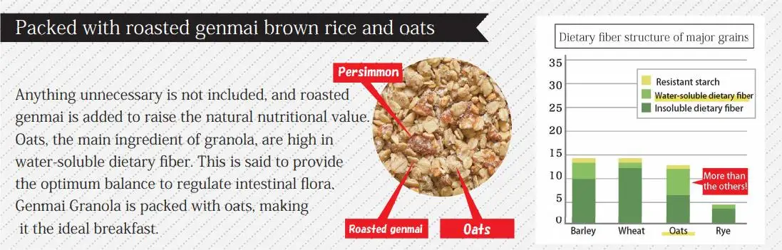 Japanese delicious ideal breakfast instant healthy food breakfast cereal