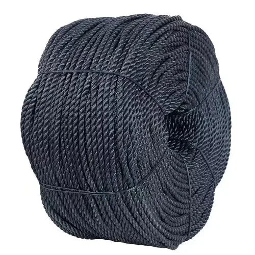 Заводская изготовление на заказ, Полипропиленовый плетеный ШВАРТОВЫЙ канат, высокопрочный полипропиленовый витой Канат