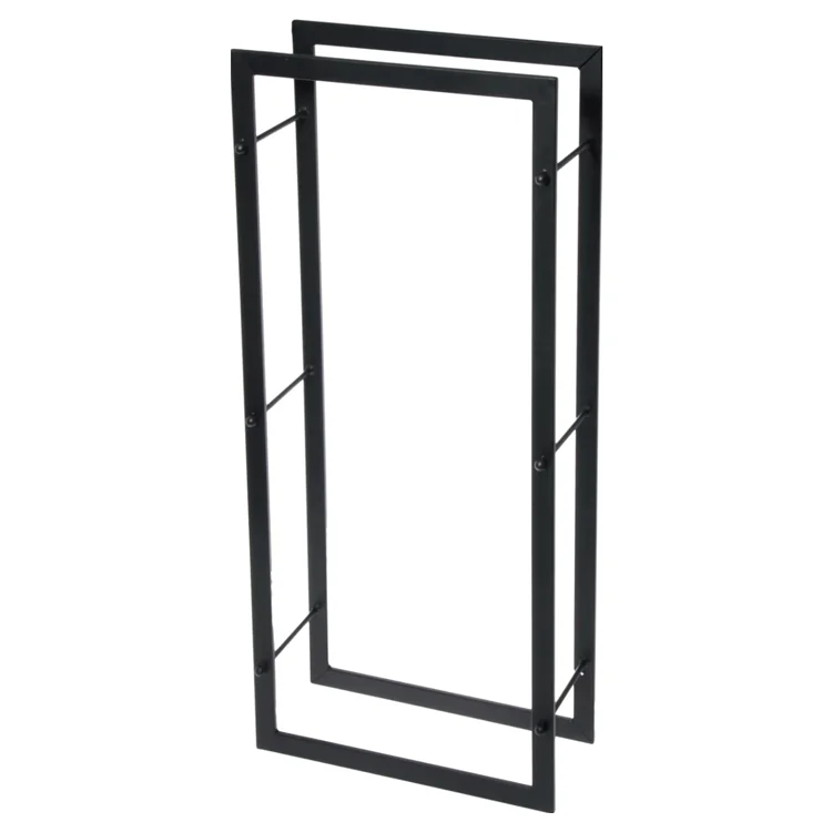 Circle Shaped Fireplace Log Holder Firewood Storage Rack Stand Fire Wood Stacking Rack Outdoor Fire Wood Log Holder Rack