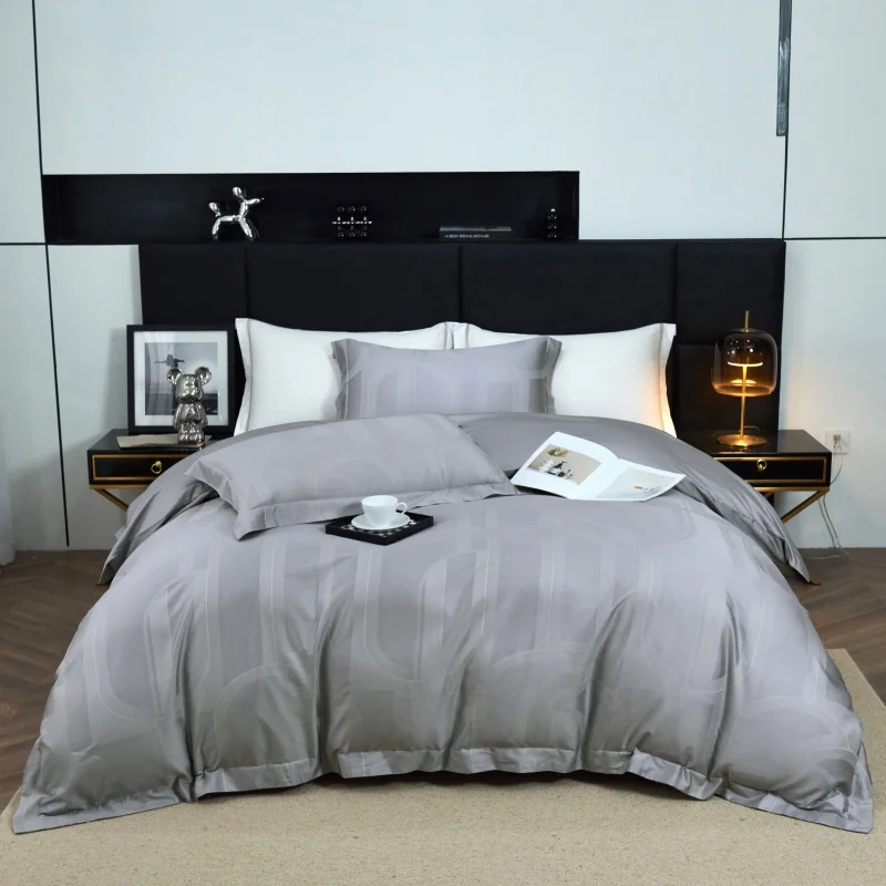 Hot sale tencel cotton bedding set high quality tencel cotton bed sheet bedding set tencel cotton bedding set luxury