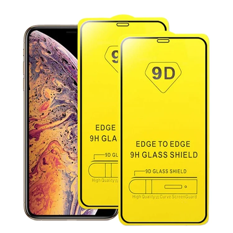 Защита экрана из закаленного стекла 9D для iphone 13 12 11 Pro max защита от отпечатков пальцев полный изогнутый чехол оптовая