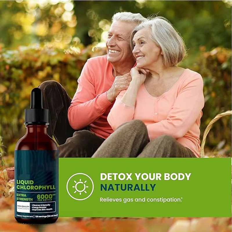 Private Label Organic Vegan Liquid Chlorophyll Drops Capsules For Immune Booster System