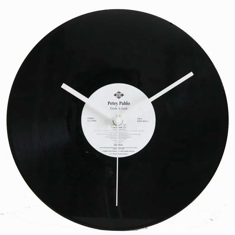 Creative Vinyl Record Funky Traditional Decorative Wall Clocks