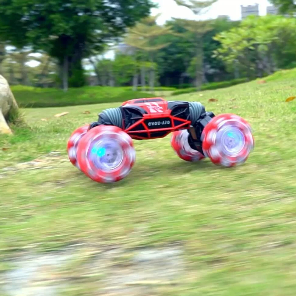 4WD Watch Induction Hand Gesture Control Car Off Road Deformable RC Stunt Car B/O Remote Control Electric Climbing Car for Kids