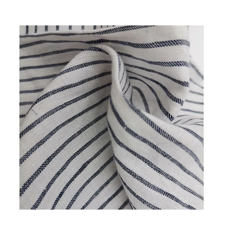 
Customized Colors and Patterns Linen Supplier Linen Fabric 52%Linen 48% Viscose 