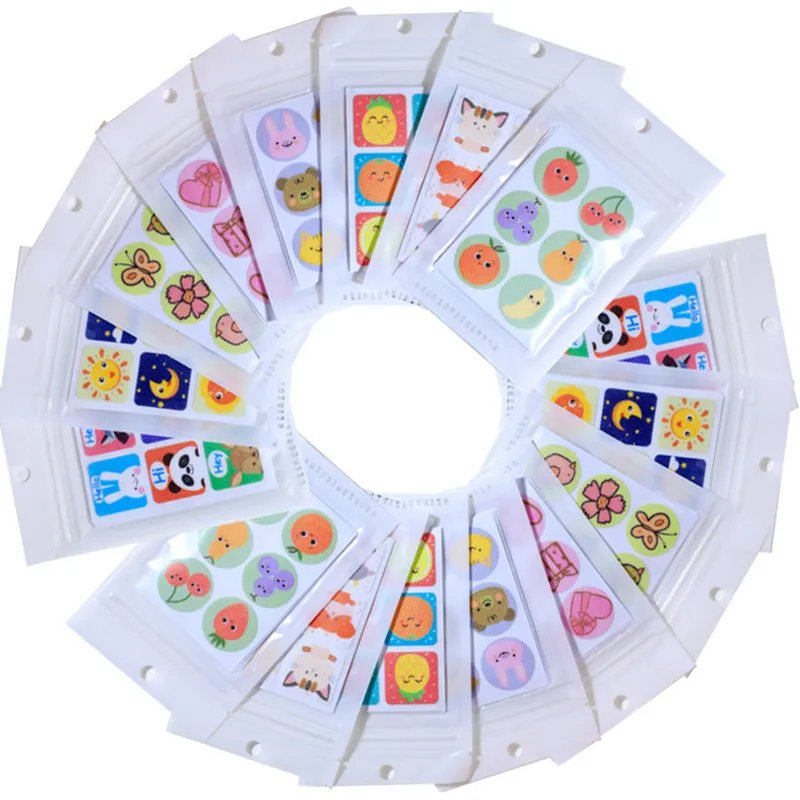 Heart Flower Circle Shape 1 Inch Individually Packed Aroma Patch Fragrance-enhancing Non-woven Fabrics Sticker