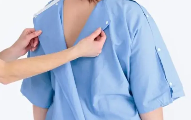 Disposable Patient gown/medical clothes/Non woven/PP/PE/SMS/OEM