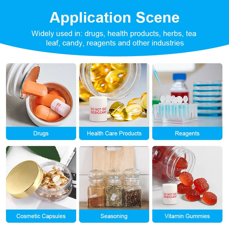 Absorb King Pharmaceutical silica gel desiccant canister for medicines desiccant