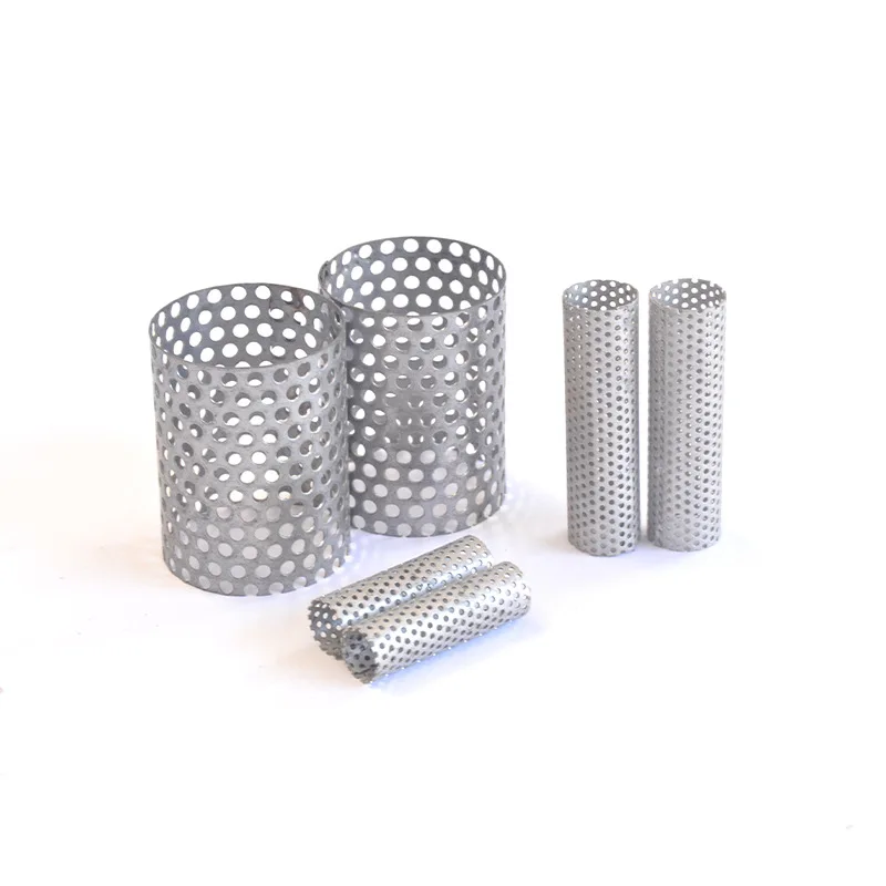 Customized 316L 304 Stainless Steel Punching Perforated Plate Composite Sintered Metal Wire Mesh Filter Cylinder Tube