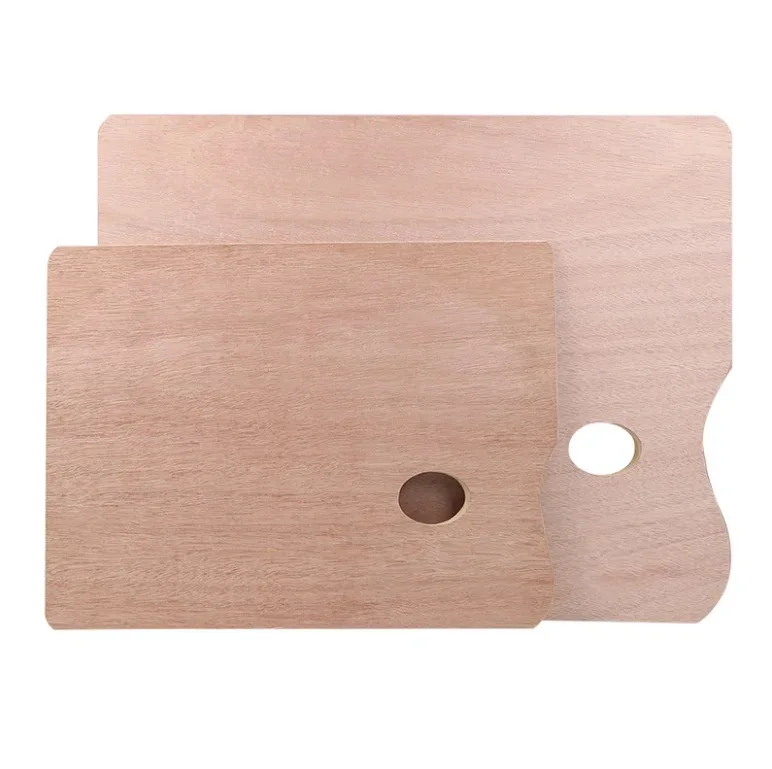 Acrylic Watercolor oval-shaped Artist Paint Color Mixing Trays Non-stick Oil Paint Palette For Diy Craft Art Painting Plate