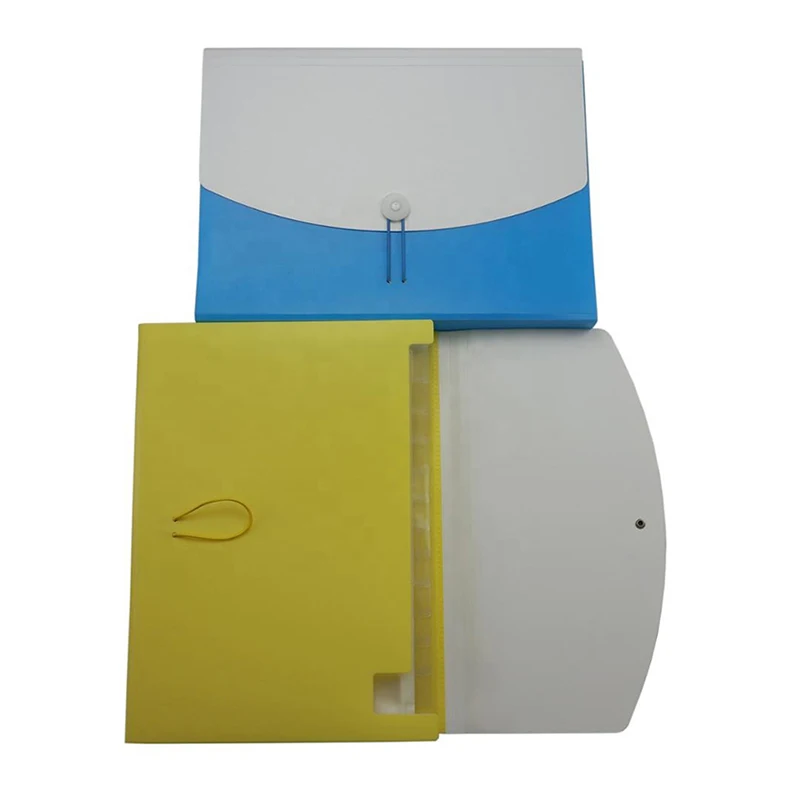 
A4 File Folder Document Bag Receipt File Expanding Wallet 12 Pockets Bill Folders Filing Products Office Organizer Supplies 