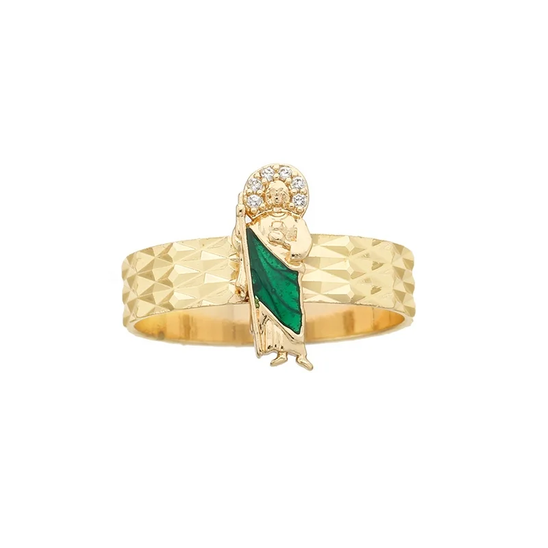 1 шт. классическое бронзовое кольцо священника, подходит для отправки друзей и подруг, подходит для женщин, чтобы носить их в праздничные дни.