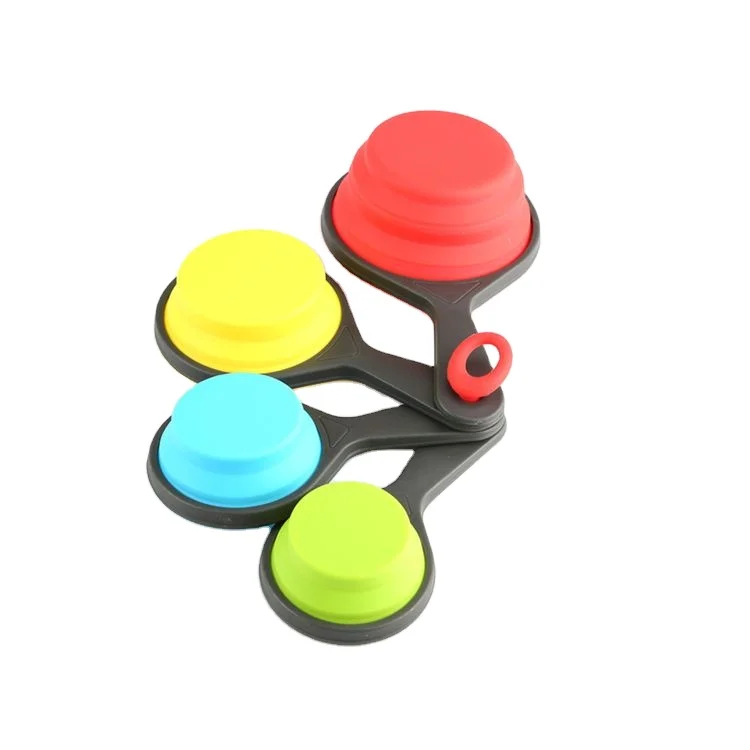 
Measuring Cups and Spoons Hot Sale Factory Direct Price Collapsible Silicone Measuring TOOLS All-season Home Kitchen Support 