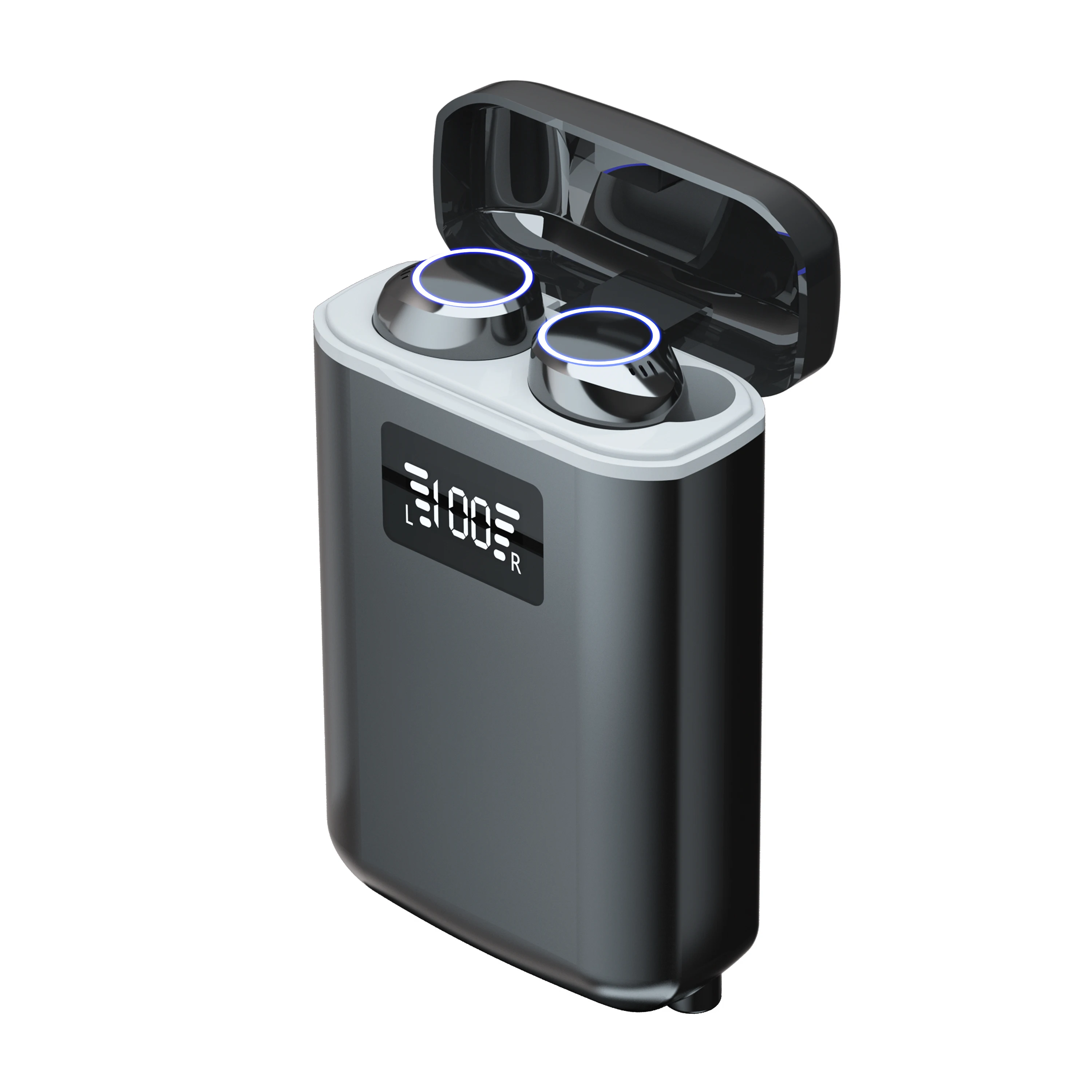 2021 2 in 1 earbuds LED  display super battery life 4000 mAh Power Bank ipx7 wireless earphone with powerbank M7 TWS