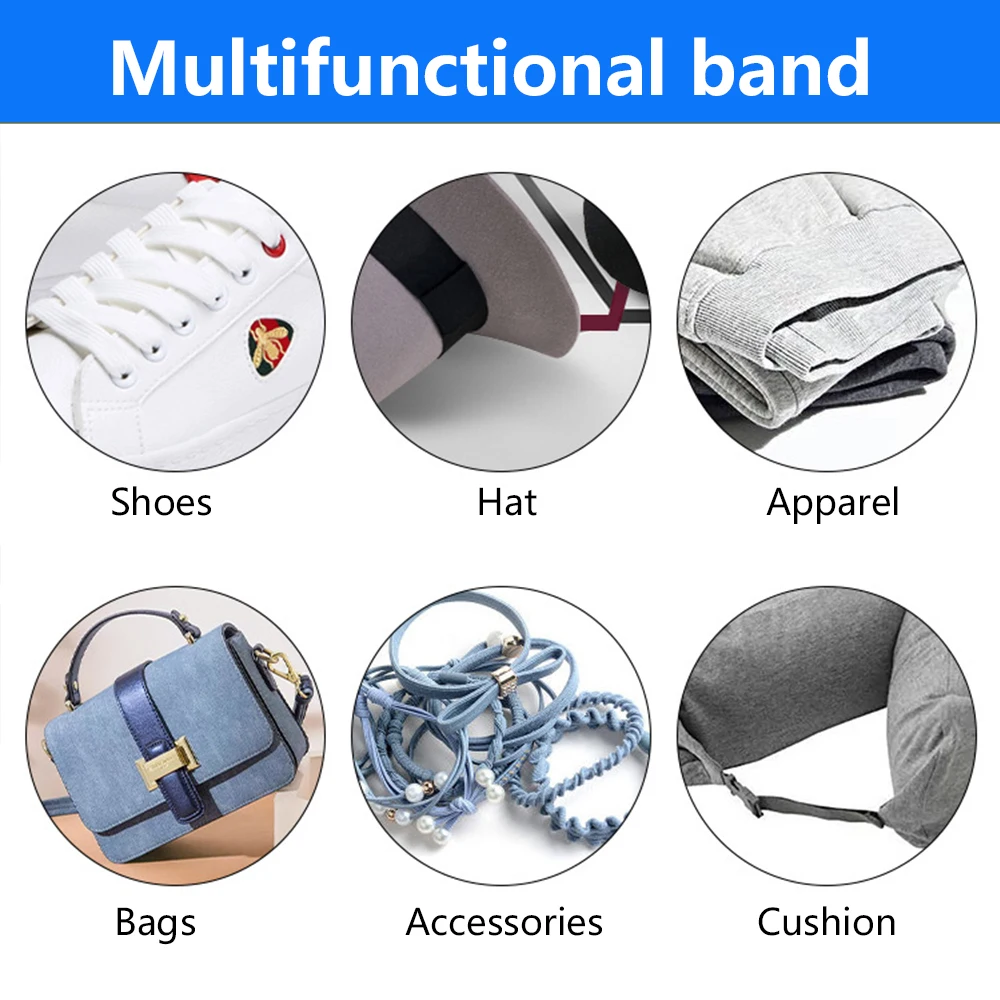 Elastic Band 3mm 5mm Braided Elastic Band Adjustable For Sewing Ear Loop Elasticated