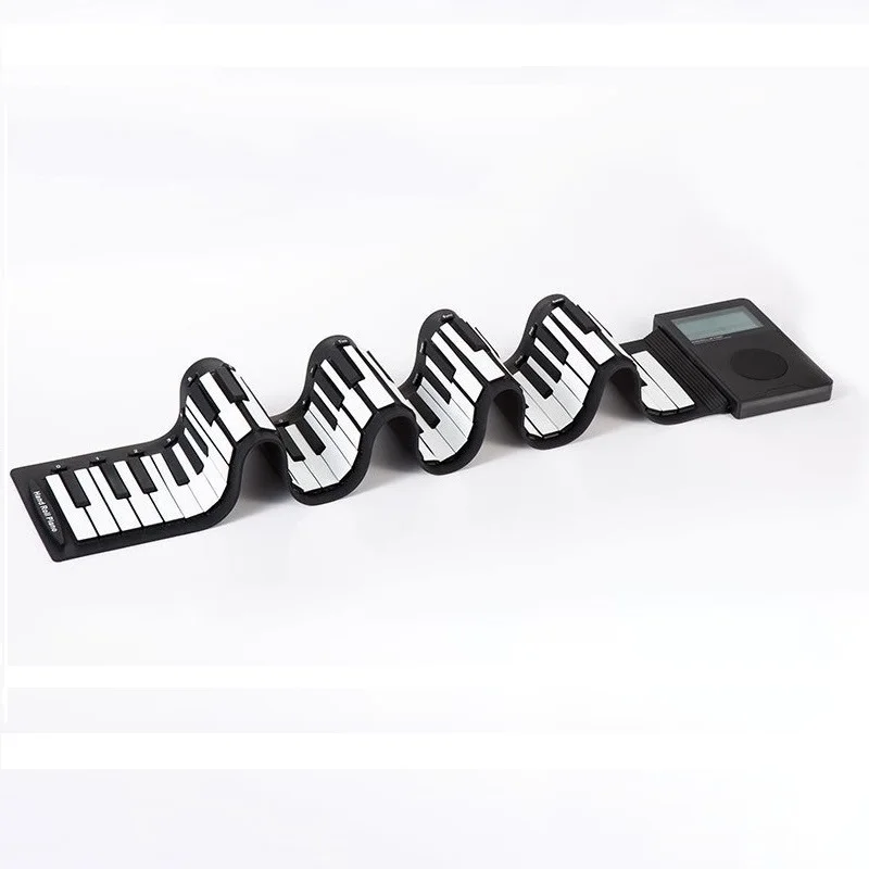  Hot Sale Mini Keyboards Portable Electronic Roll Up Piano With Built-in Speaker For