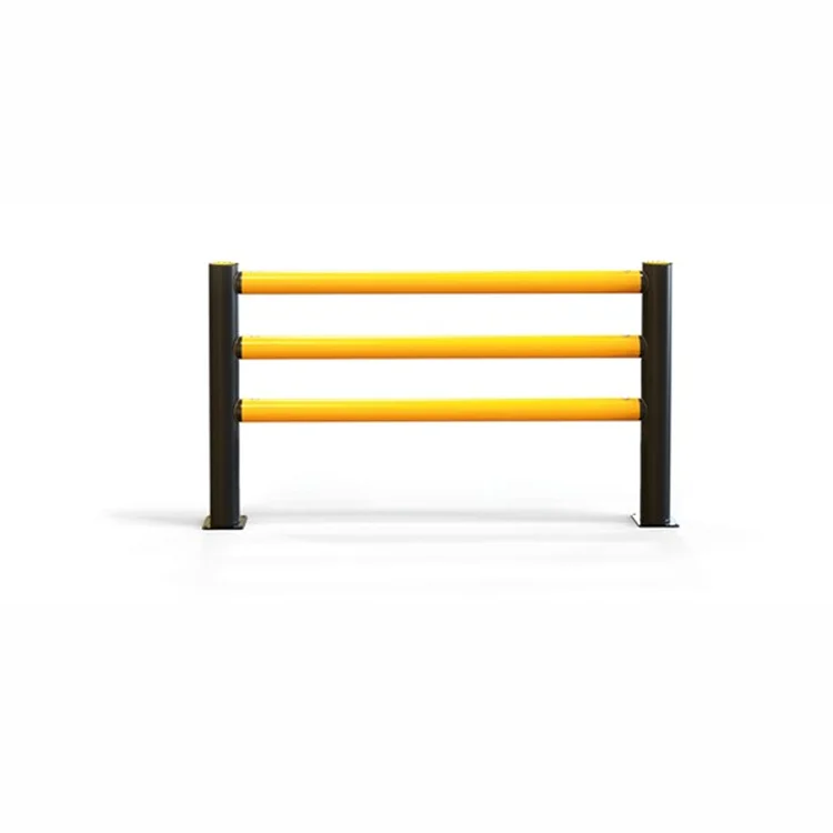 pedestrian guard rail handrail  Warehouse barrier rack frame guard protector forklift impact protection systems