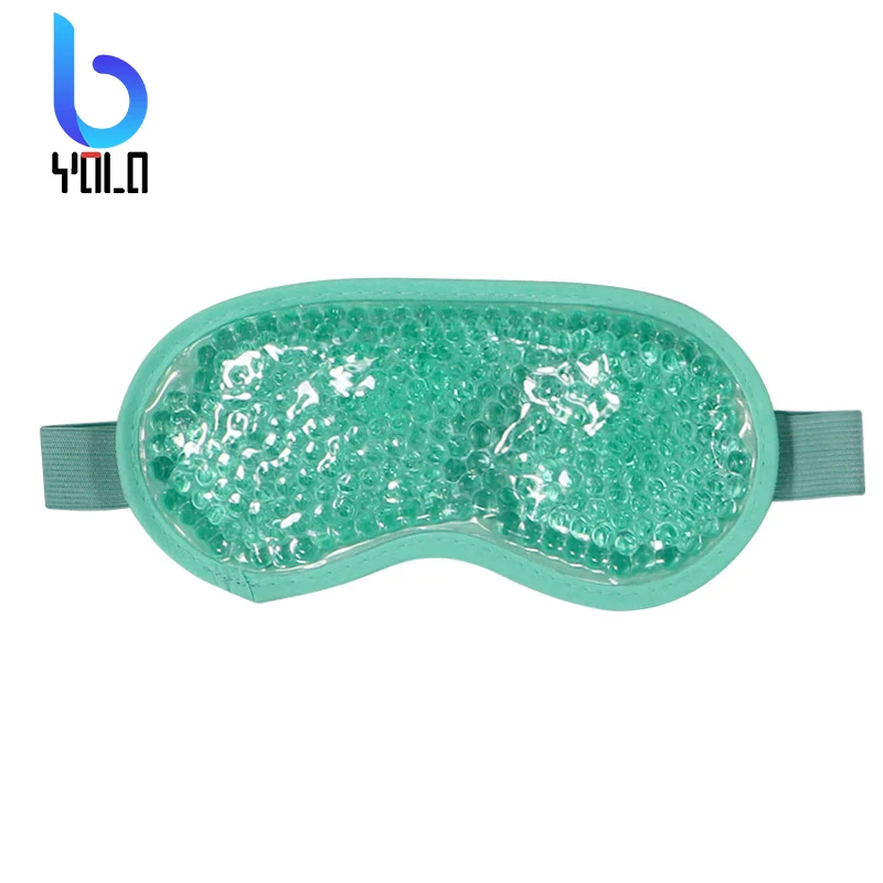 Soft fabric ice packs cool gel eyes cold sleep eye mask