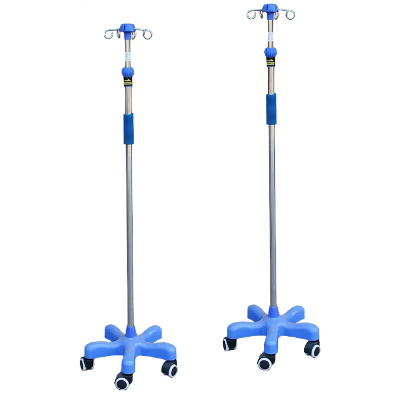 Mobile Medical IV Drip Stand Hospital Furniture Stainless Steel Price
