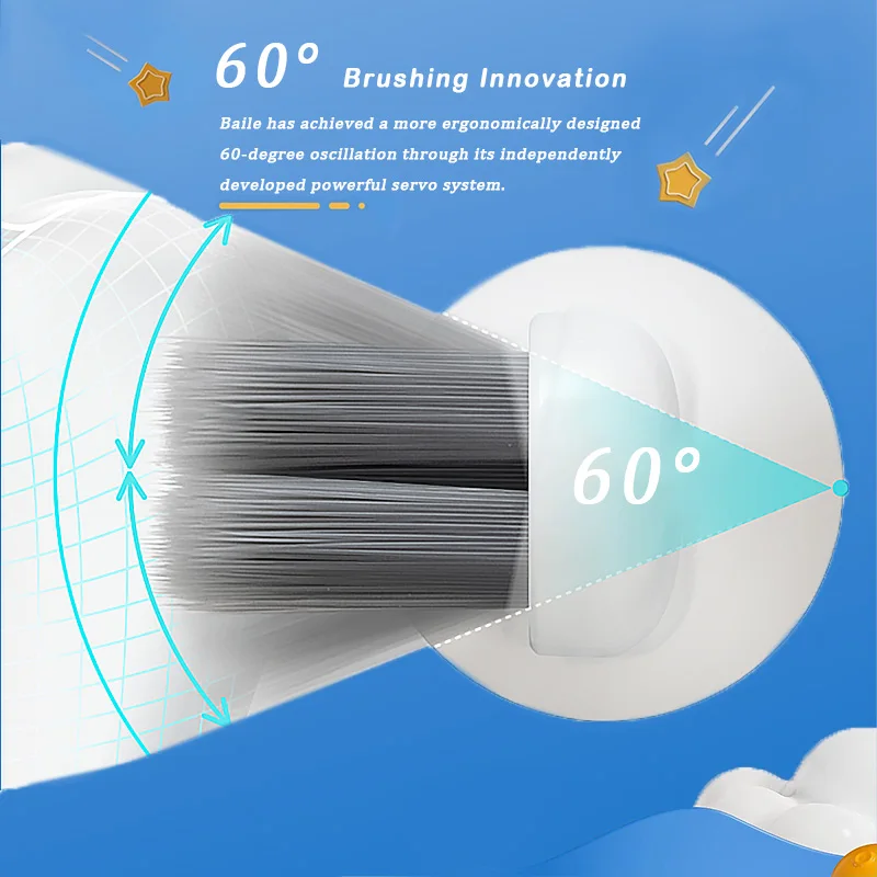 Wholesale Oem Cartoon Rechargeable Tooth Brush 30000 RPM Waterproof Child Kids Ultrasonic Pressure Sensor Electric Toothbrush