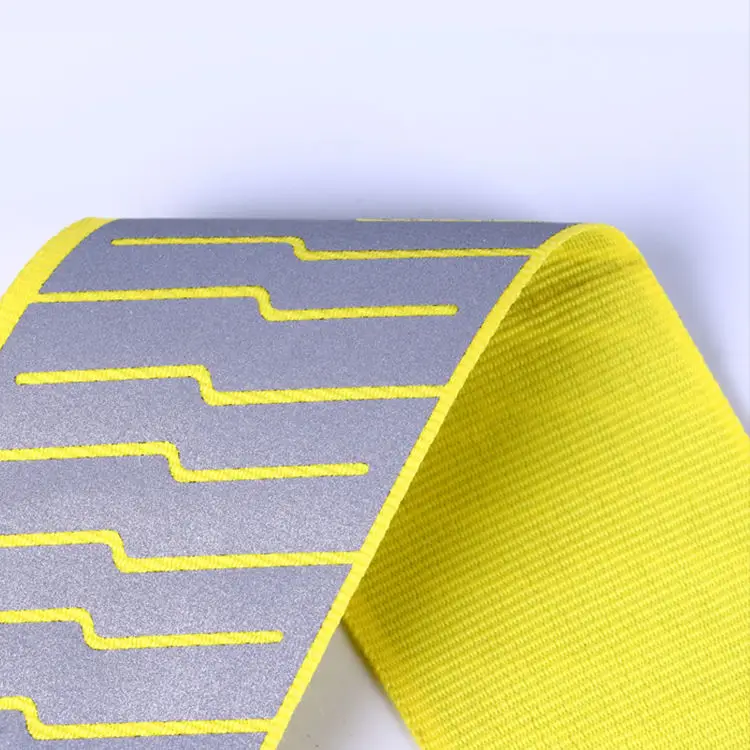 High Quality Webbing Custom Logo 25MM 100% Nylon Jacquard Reflective Webbing for Bag