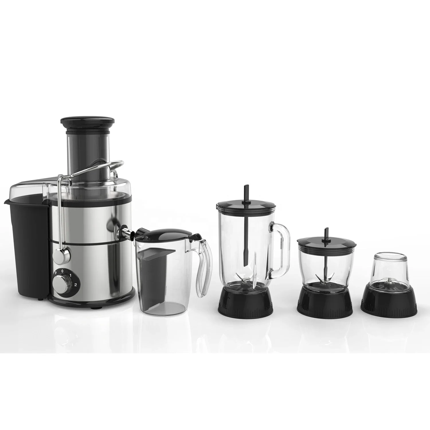 Multifunction 4 in 1 Big Mouth Juicer Blender Fresh Commercial Fruit Juicer Machine Juicer Extractor OEM