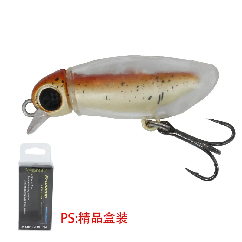 ABS plastic 38mm 2.7g Saltwater Floating Minnow lure artificial Hard Insect Bait Wobbler Fishing Lure