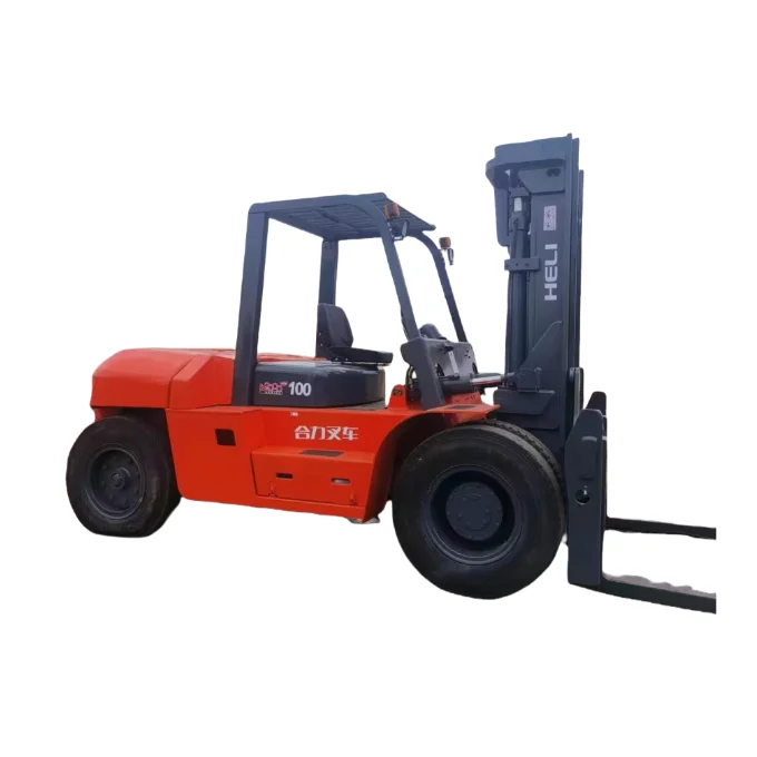 Lifting Heli 10ton Heli Electric Forklift Cpd100 with 2stage Mast 3m