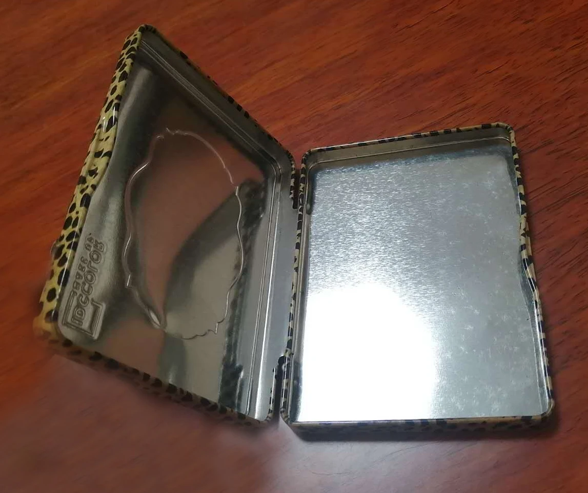 Promotion Empty Makeup Packaging Eyeshadow metal tin Box palette