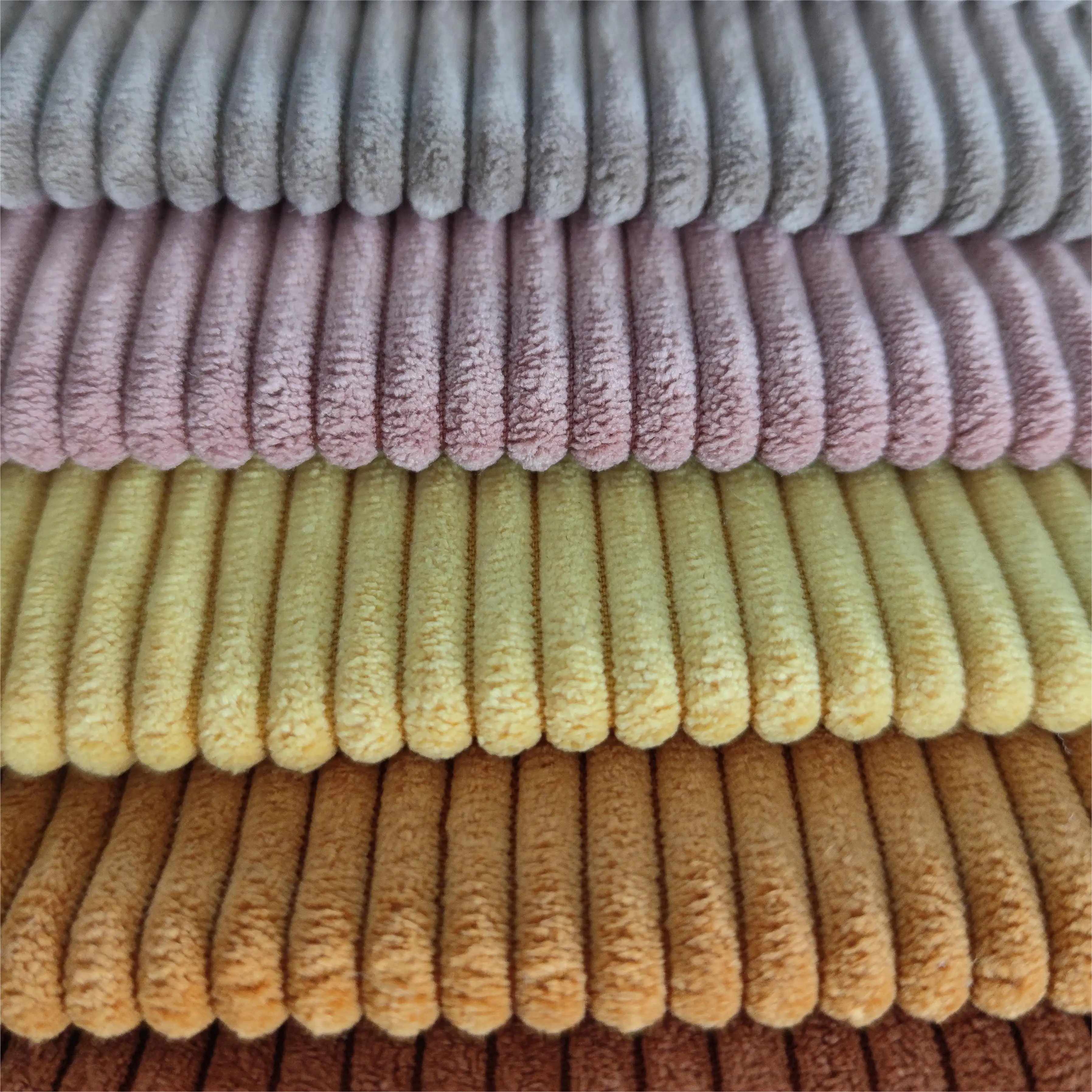 Best-selling production of high quality velvet corduroy polyester nylon clothing interior decoration sofa fabric