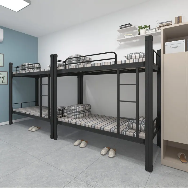 New Design Multi Functional Dormitory Wood Frame Single Loft School Bunk Bed