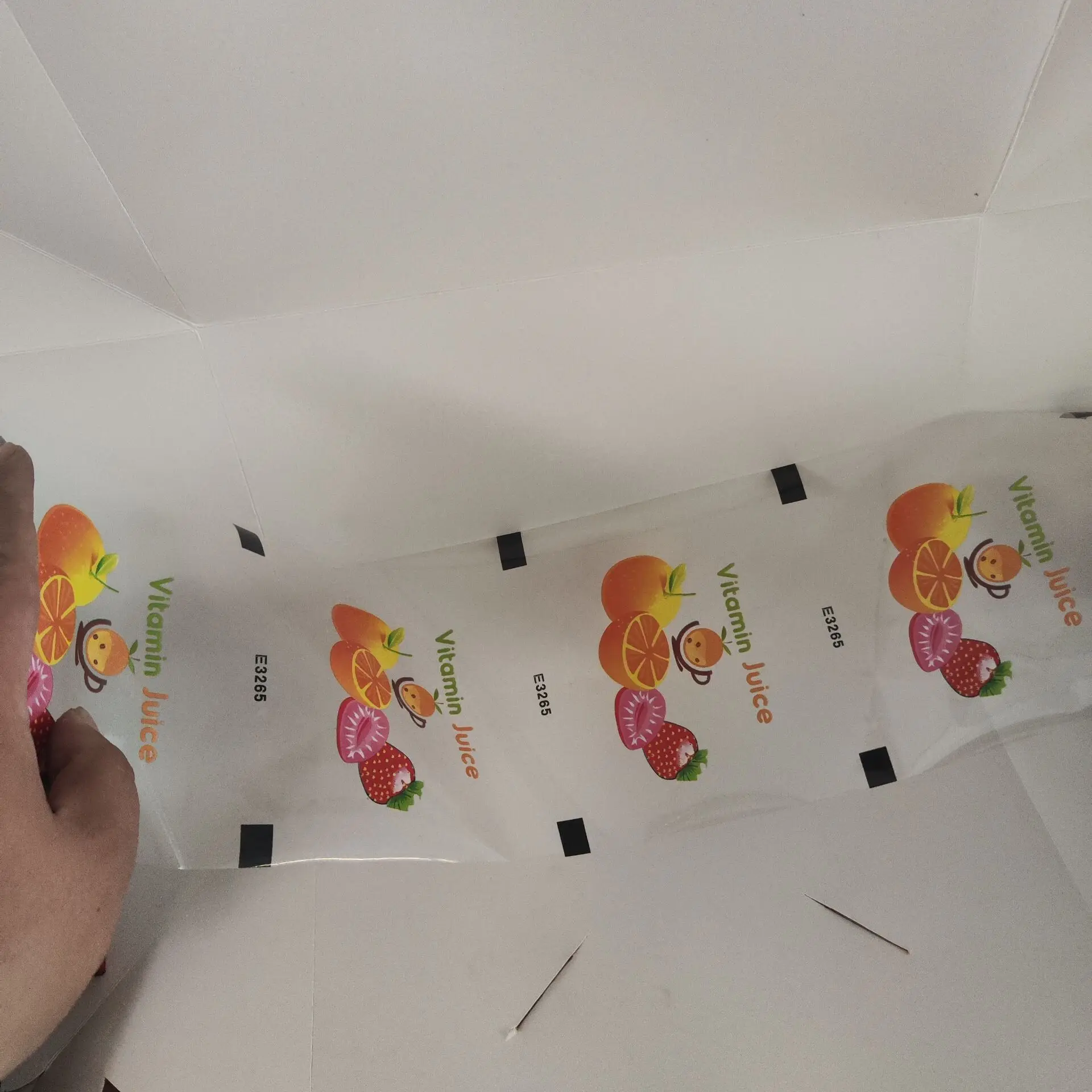 supermarket sealing film disposable transparent with custom logo