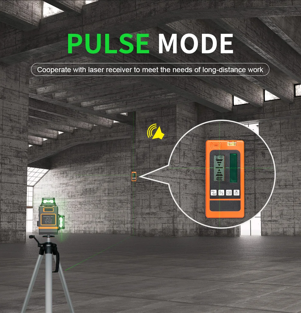 3d Laser Level 360 Degree Machine Tool Lazer Leveler 12 lines Tile Laser Leveling System Tool