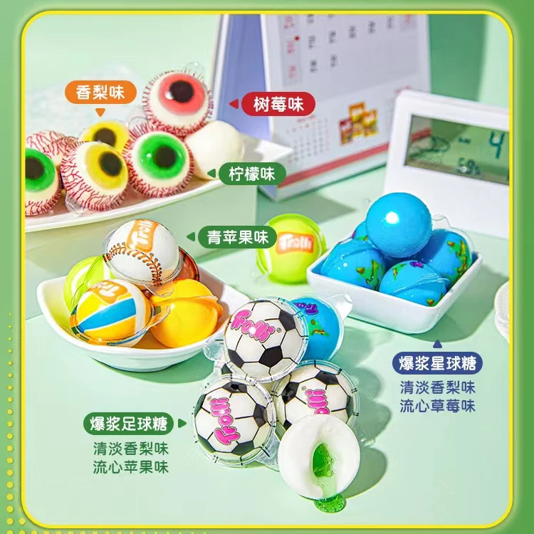 90g*24 packs Fruit Snack Chews Gummy Sour Powder Delicious Soft Candy Gummy Candies