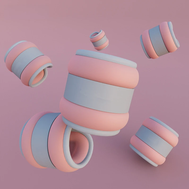 Colorful Iron Fabric Arm Leg Ankle Weights in 0.6kg 1kg 2kg 3kg 4kg Sizes Custom Size Durable Exercise Equipment for Boys Girls