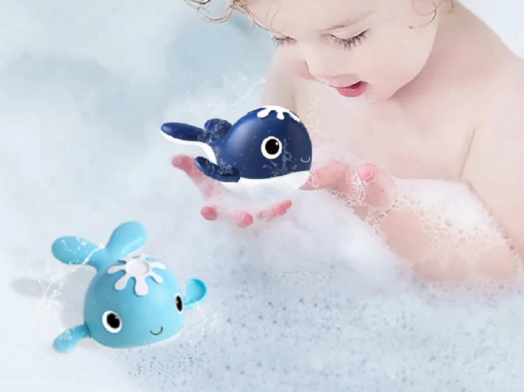 Clockwork Water Park Aquarium Moving Swinging Cartoon Christmas Wind Up Babies Fish Toys