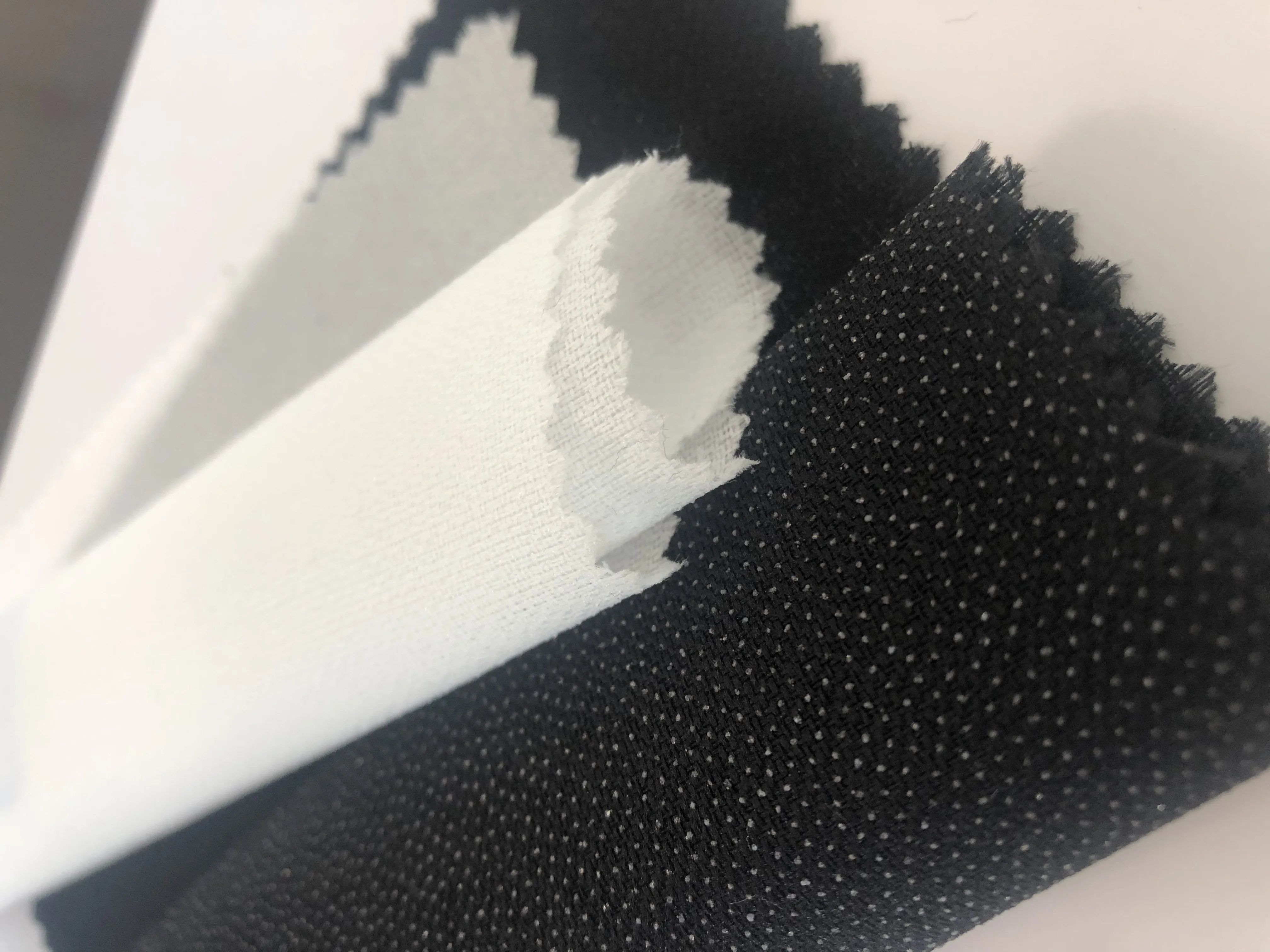 woven fusible interlining water jet fabric for suits